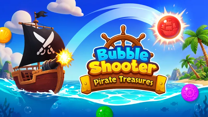 Bubble Shooter Pirate Treasures Cover