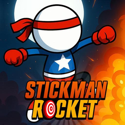 Stickman Rocket Cover